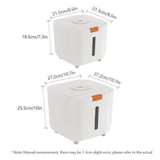 Pet Food Storage Bucket Food Sealed Moisture-proof Cat Food Bucket Locking Lid Pet Food Bucket Large Storage Bucket Cat Food And