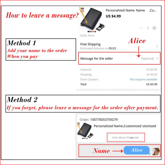 RFID Blocking Protection Men ID Credit Card Holder Wallet Leather Metal Aluminum Business Bank Card Case CreditCard Cardholder