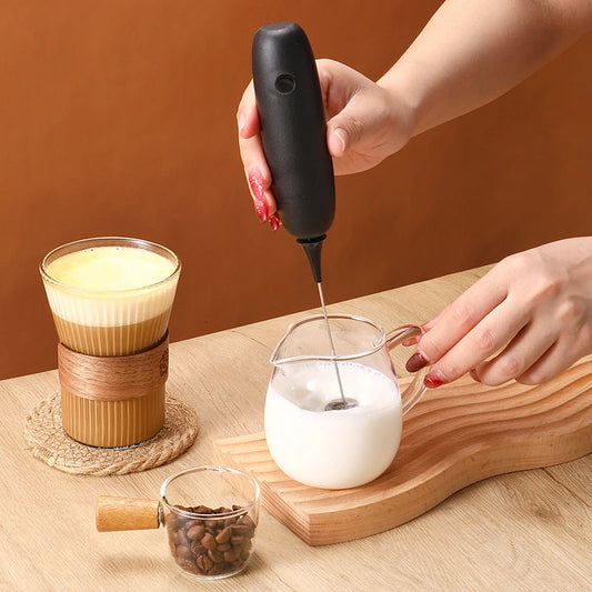 Milk Drink Coffee Whisk Mixer Electric Egg Beater Frother Foamer Mini Handle Stirrer Practical Blender Kitchen Cooking Tool