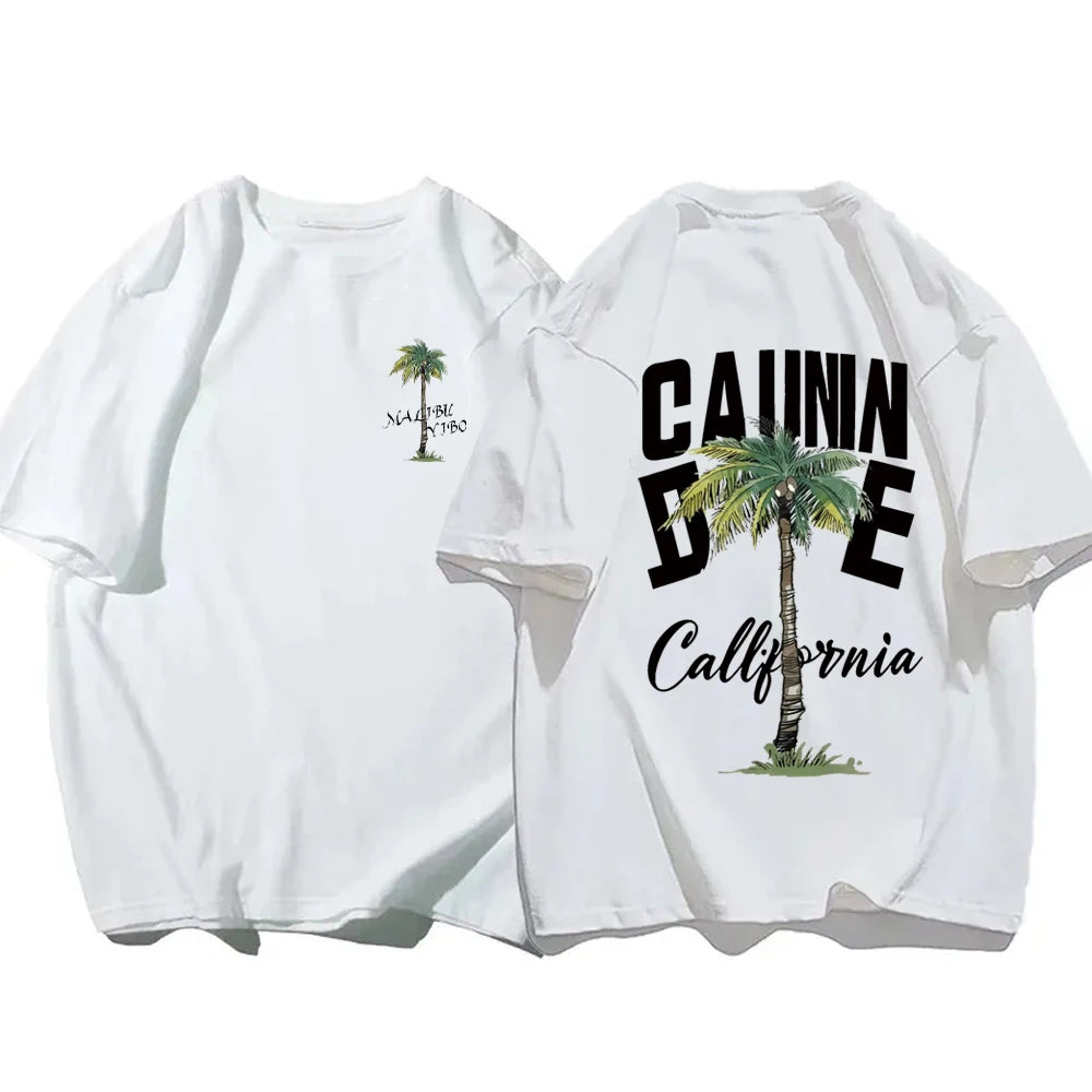 Mens T-shirts Printed Funny Tops Summer Cotton T-shirt for Men Casual O-Neck Tee Shirts Streetwear Oversized Top Clothing