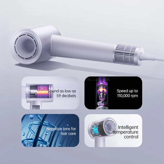 Hair Dryer Hot Cold Wind Air Brush Professional Hairdryer Negative Lonic Blow Dryer Strong Power Dryer Hair Dryer Secador