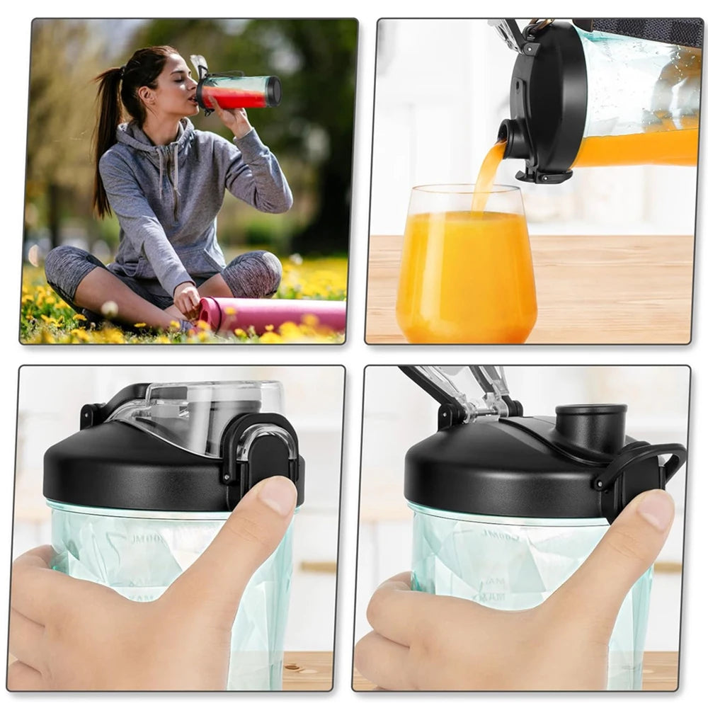 Portable Blender, Cordless, 18oz. Vessel, Personal Blender-for Shakes & Smoothies, BPA Free, Leakproof-Lid USB-C Rechargeable