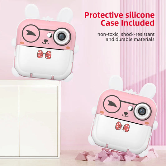 Children 1080P HD Digital Camera Mini Thermal Printer Photography Instant Print Photo HD Digital Video Cameras Portable Toy