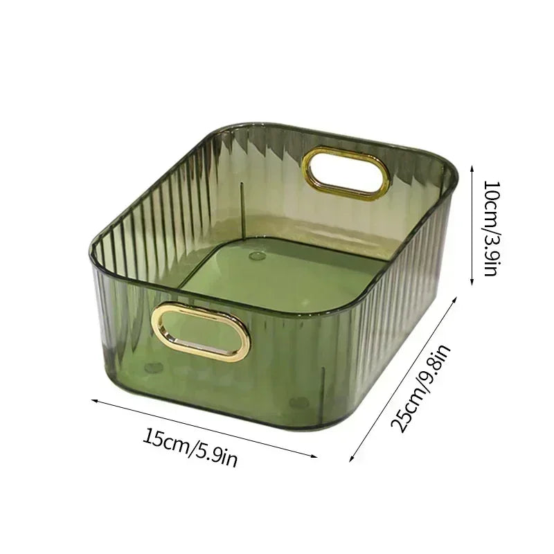 Acrylic Organizers Snacks Bathroom Organizer Rectangular Storage Makeup Clutter Bedroom Cosmetics Living Room Make Up Organizer