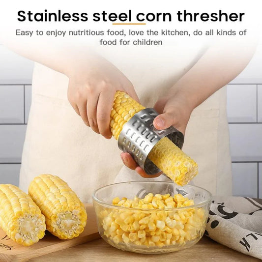 Stainless Steel Corn Peeler Rotating Corn Artifact Creative Corn Peeler Stonego Kitchen Gadgets