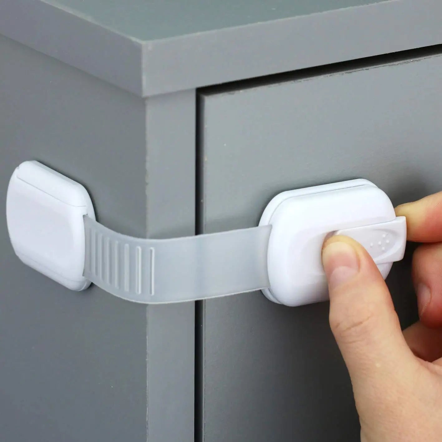 3Pcs Child Lock Protection for Locking Cabinet Cupboard Drawers Refrigerator Oven Toilet Trash Can Doors Children's Safety Kids