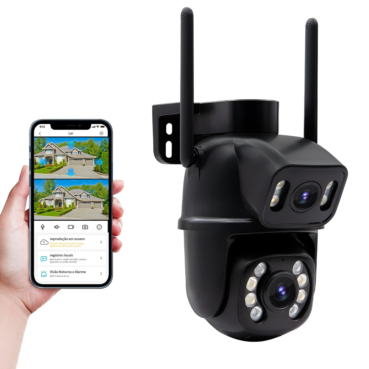 3MP HD Wireless Security IP Camera Camera Security Camera Camera Camera 4K Security Camera Camera Camera 4K in Brazil