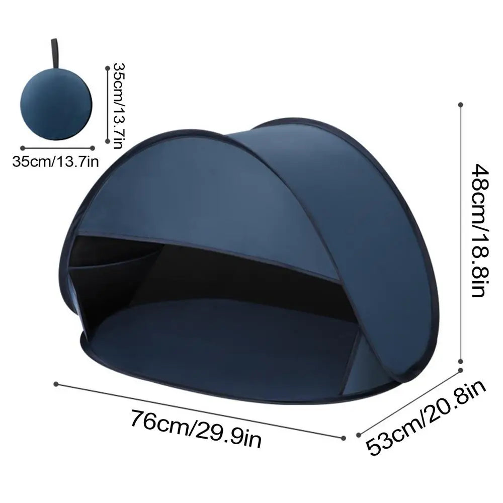 Head Shade Tent Instant Beach Tent Head Shade Protection Canopy Face Head Shade Protection Tent Breathable Head shade tent