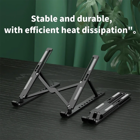 Laptop Stand 10Position Adjustable Portable Notebook Support Base Holder ABS Laptop Holder For Macbook Lenovo Laptop Accessories