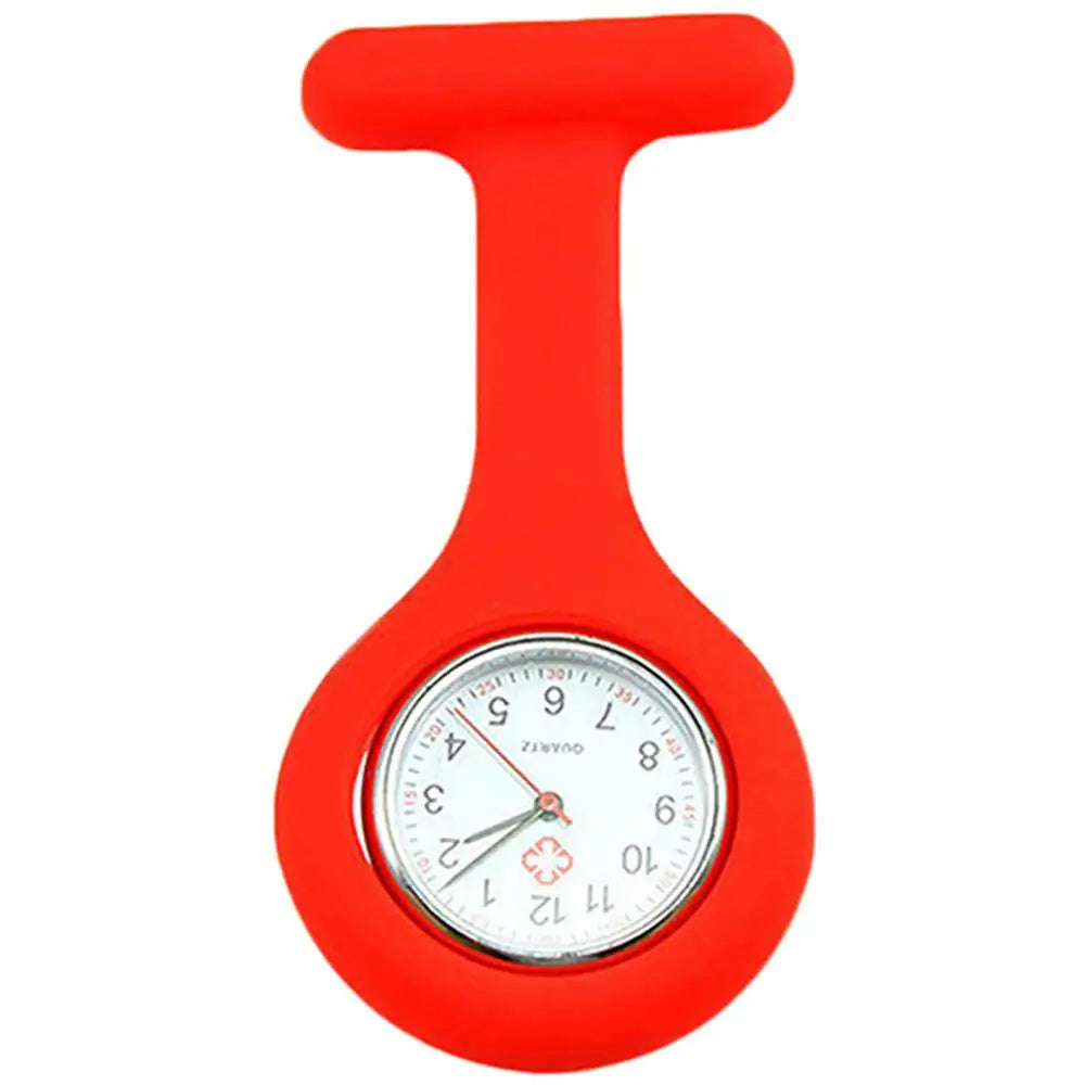Fashion Fob Watch Nurse Silicone Nurse Watch Solid Medical Pocket Watch Pin Pocket Watch Hanging Watch Brooch Decor Quartz Часы