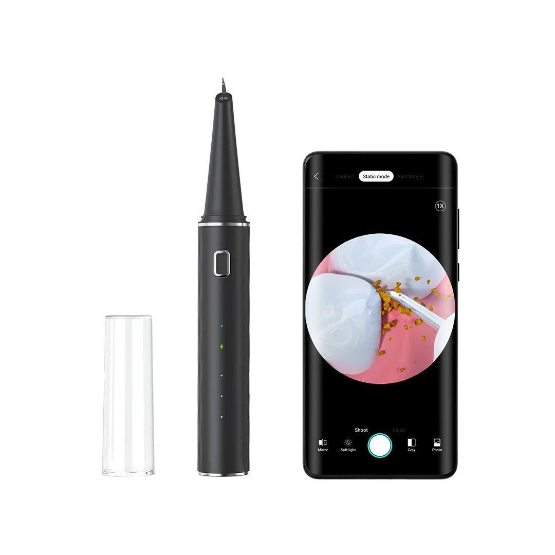 Electric Dental Scaler For Teeth 4 LED Tartar Stain Ultrasonic Tooth 1200mAh Clean Stone Health Care 4 Axis IPX7