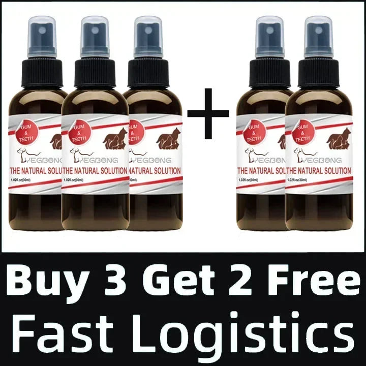 Pet Tooth Cleaning Spray Dogs Remove Bad Breath Freshener Cats Oral Cleaning Dental Care Deodorization Spray Pet Supplies 30ml