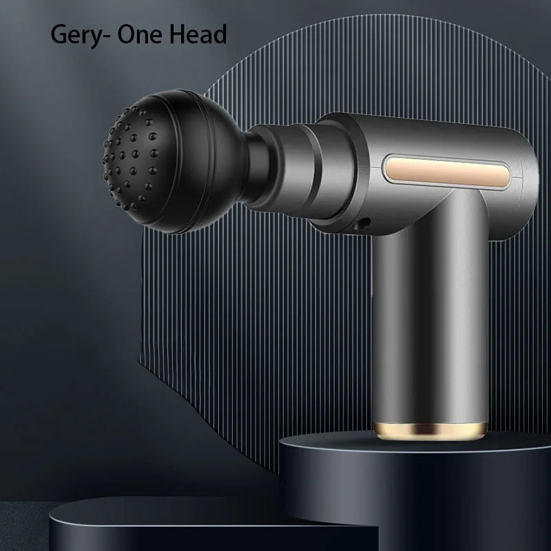 Portable Quiet Massage Gun Ultra Small & Quiet Muscle Massage Gun USB Charging- for Home Gym Outdoors With one head