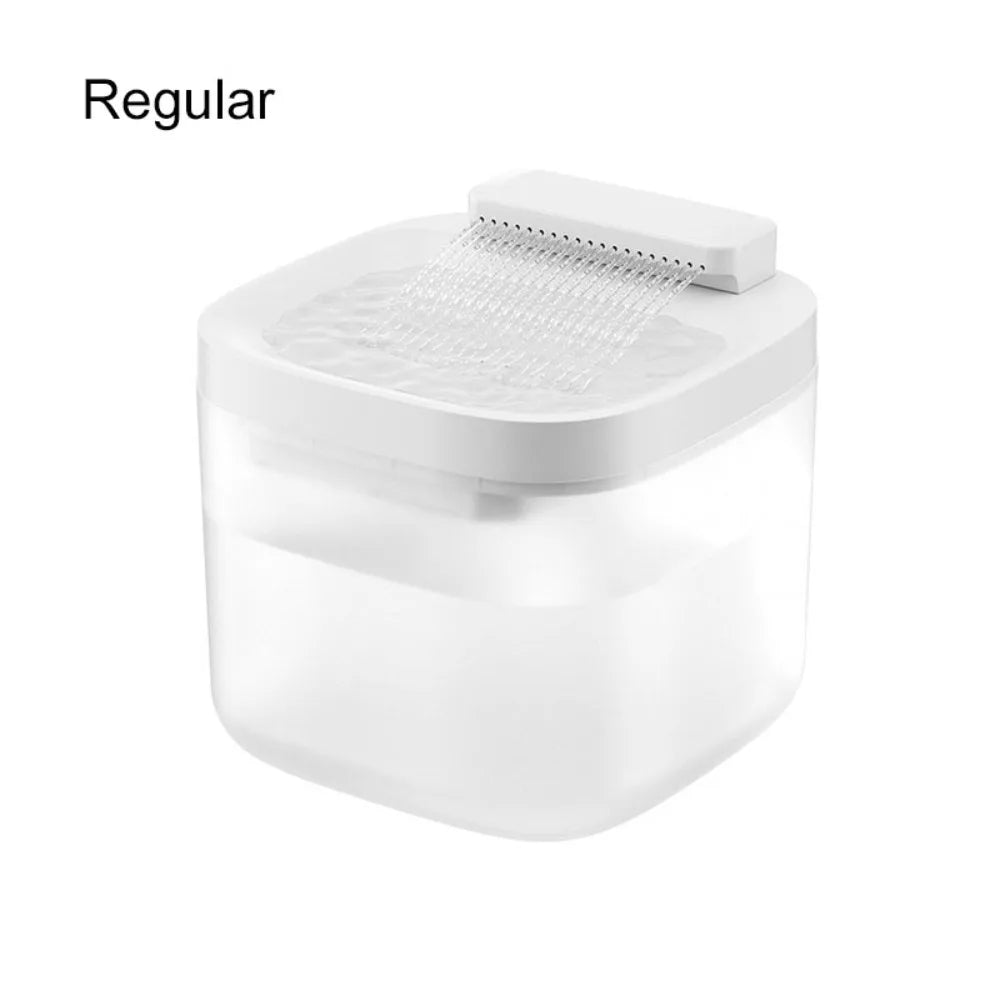 Automatic Pet Water Fountain Square Circulation Filtering Dog Water Dispenser Large Capacity Plastic Cat Water Drinker Home