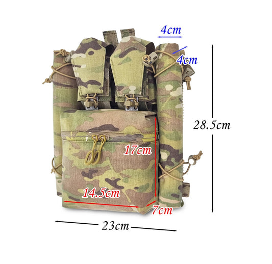 FERRO Style Back Panel Tactical Back Panel Pack Twin Back Panel Pack