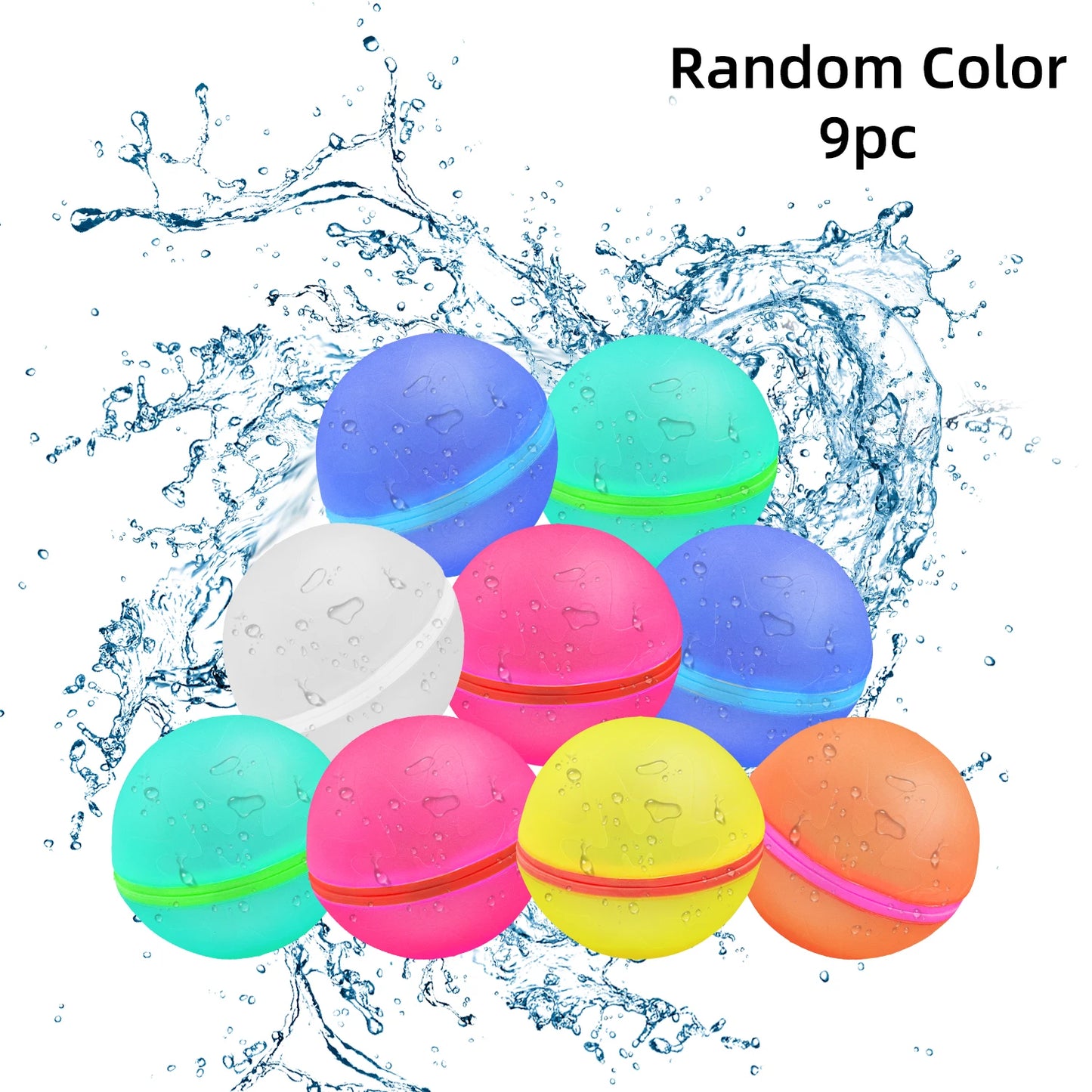 Summer water toys, outdoor water fights, water polo, multi-color, multiplayer interaction, beach, seaside Color Random