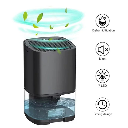 Smart Air Purifier Portable Silent Dehumidifier Home Dehumidifier Dryer Bedroom Office Kitchen Deodorizer Dryer EU/US Plug