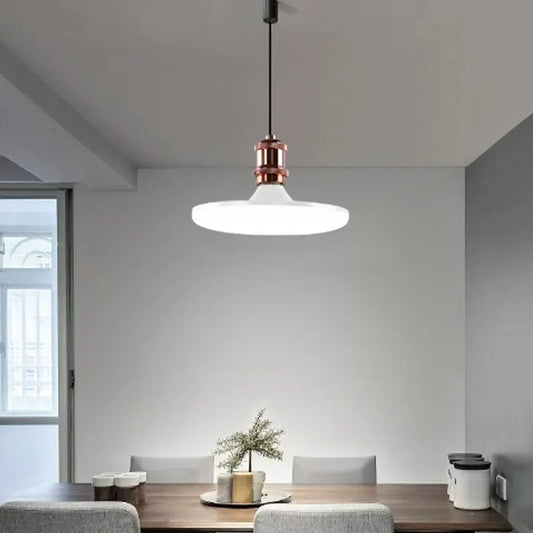 LED Bulb AC 220v E27 Base Household Energy Saving Lamp 15W Indoor Lighting Flying Saucer Light 6500k Ceiling Lamp Garage Light