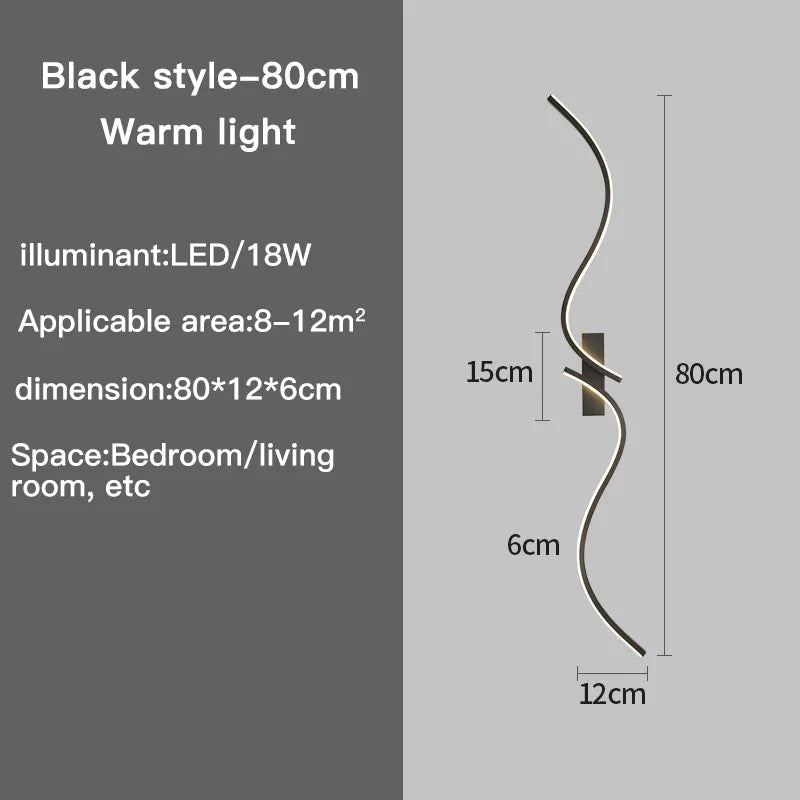 Modern Wall Lamp Letter LED Decorative Lights Nordic Living Room Wall light Corridor Hang Lamp Home Decoration Lighting Fixtures