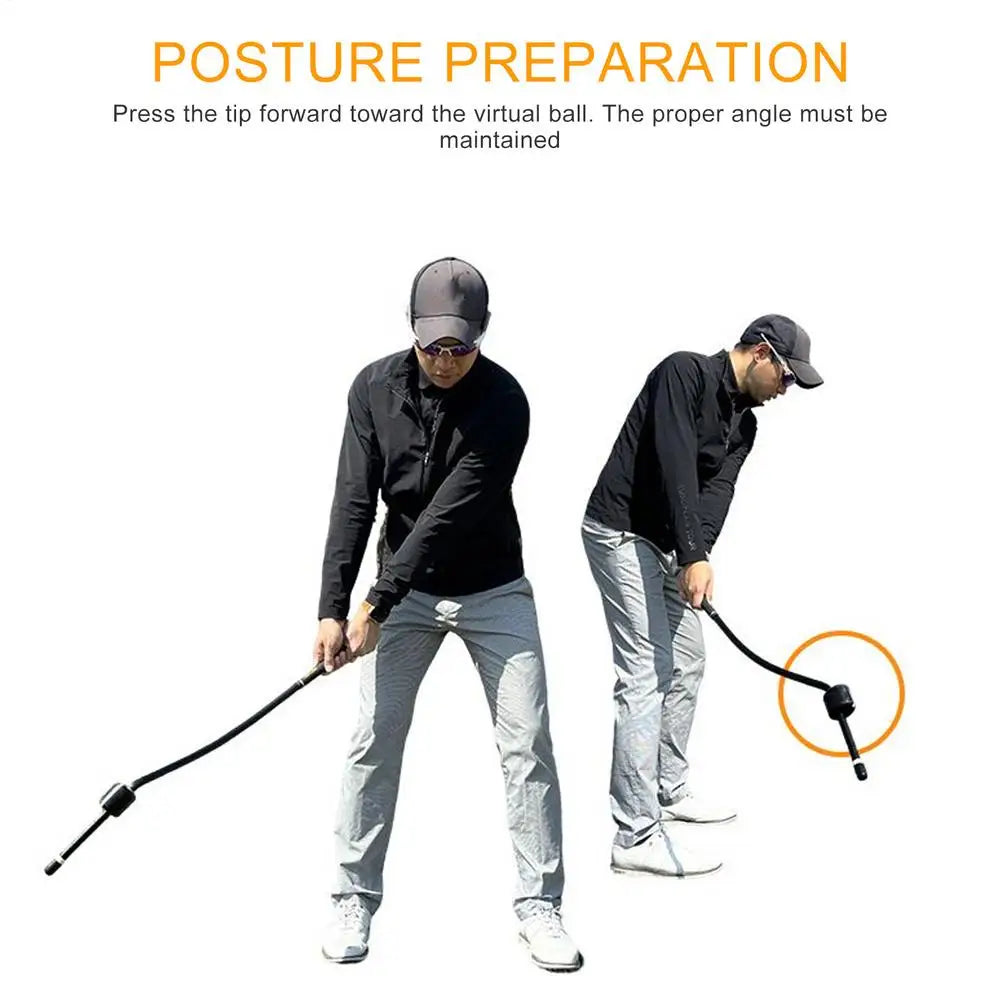 Golf Swing Trainer Portable Professional Golf Swing Aid Sports Supplies Training Equipment For Indoor Outdoor Course Home