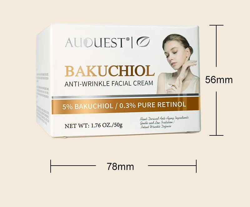 Bakuchiol Natural Retinol Alternative Cream For Face Minimize Wrinkles Retinol & Vitamin Face Cream Skin Firming Skin Care