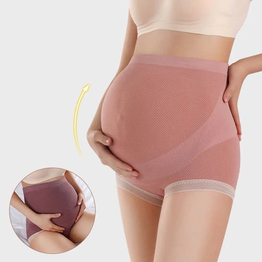 Pregnancy Panties with High Waisted Design and Belly Band Seamless and Comfortable Intimates for Expectant Mothers of All Sizes