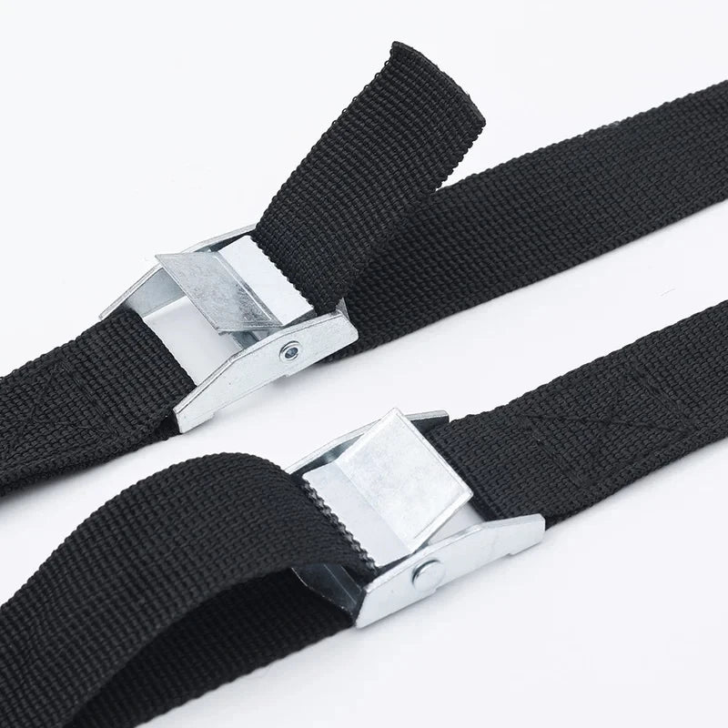 3 Pieces 1M Buckle Tie-Down Belt Cargo Straps For Car Motorcycle Bike With Metal Buckle Tow Rope Strong Ratchet Belt for Luggage