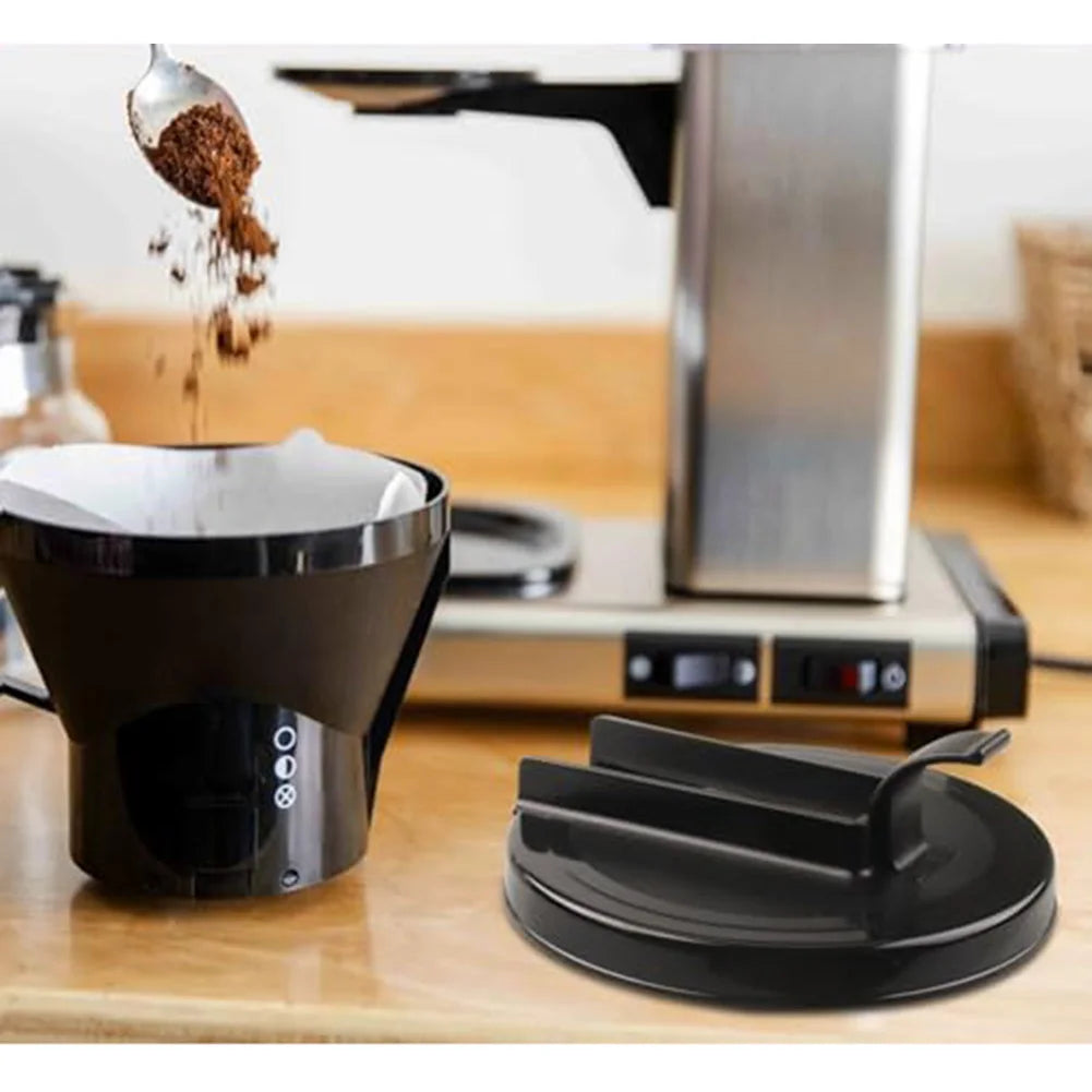 Set of Two Lids Designed to Fit For Moccamaster Brewing Baskets Providing Safety and Convenience While Brewing Coffee