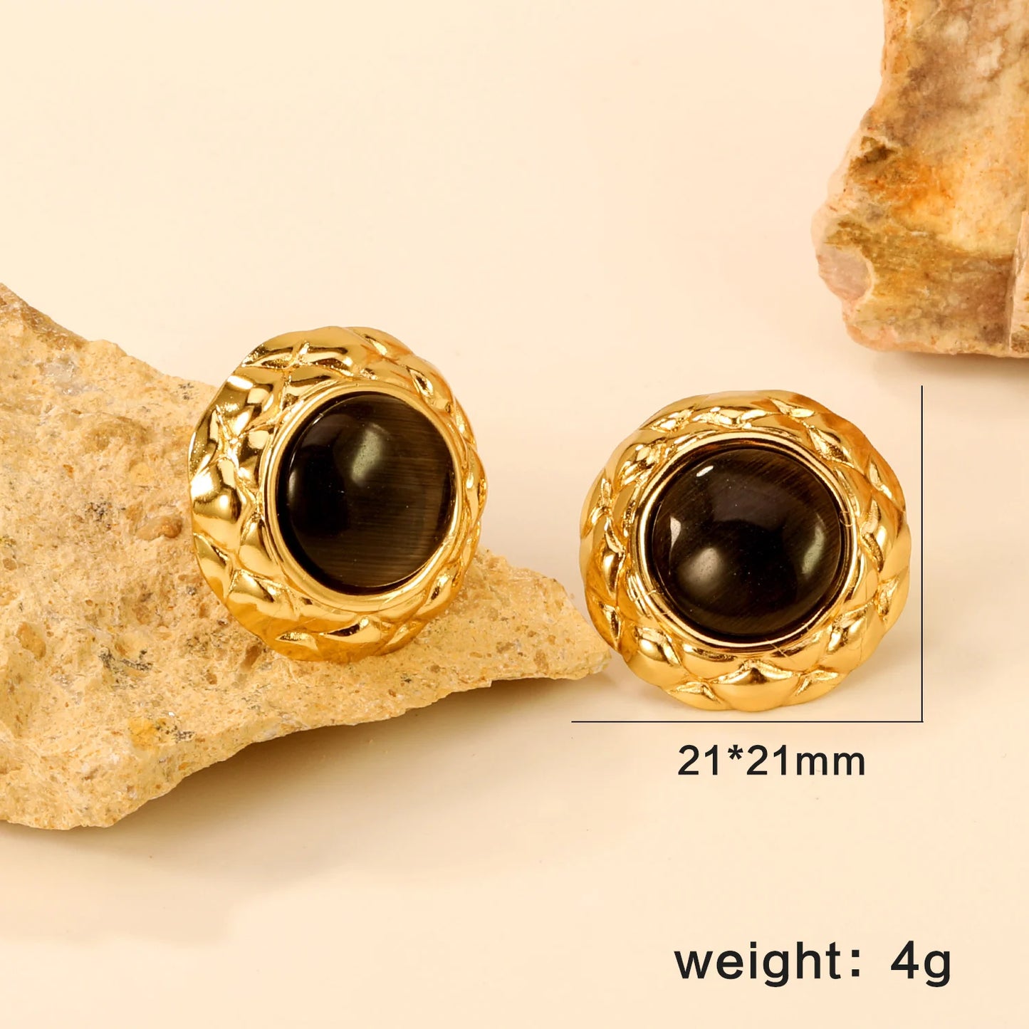 LUXUSTEEL Irregular Vitality Earrings Butterfly Women Stud Earrings Round Stainless Steel Female Ear ring Elegant Jewelry Gift