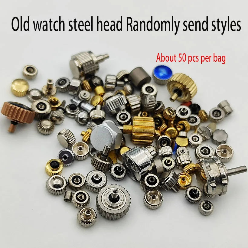 Watch Accessories Mixed handle head size styles are shipped randomly diy accessories handmade mechanical Steampunk accessories