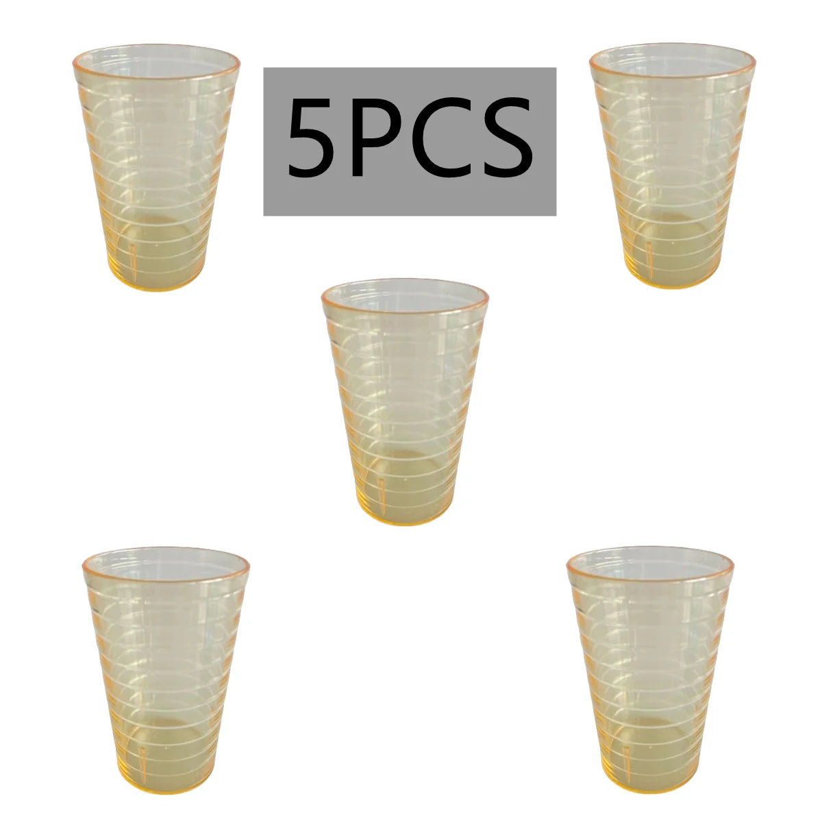 5pcs Cup plastic cup plastic cups water glass water cup water glass set water goblet