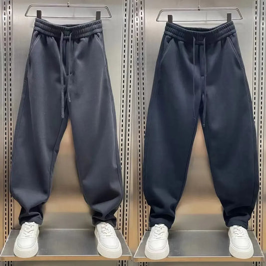 Outdoor Joggers Sweatpants Solid Color Casual Trousers High Quality Cotton Men's Brand Pants