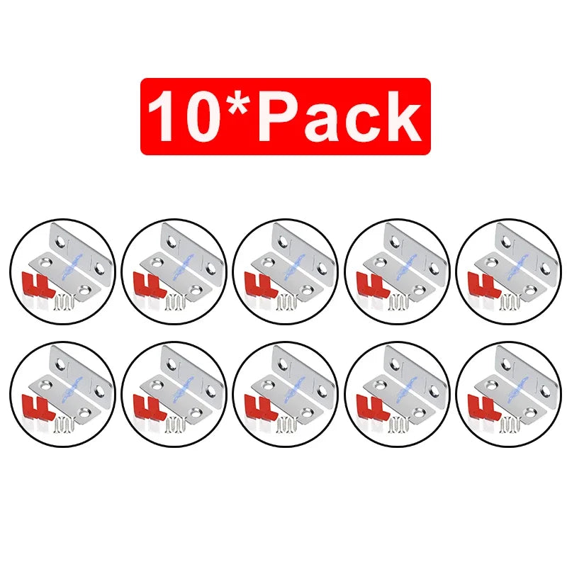 Magnetic Cabinet Catches Ultra Thin Door Strong Magnets Stopper Invisible Adhesive Drawer Magnet Lock for Kitchen Closet Closer