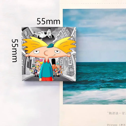 Cartoon H-Hey Arnold Fridge Magnets Fridge Magnets (Suitable for refrigerators/whiteboards/home multi-purpose)