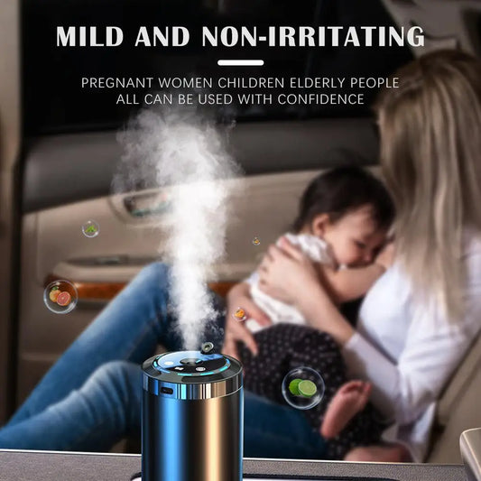 Car Electric Air Diffuser Aroma Car Air Vent Humidifier Mist Aromatherapy Car Air Freshener Removing Odor Eliminator Auto Tools