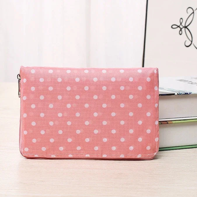 Waterproof Printing Reusable Shopping Bag Tote Bags Fashion Eco Friendly Shopping Bag Foldable Zipper Women's Handbags