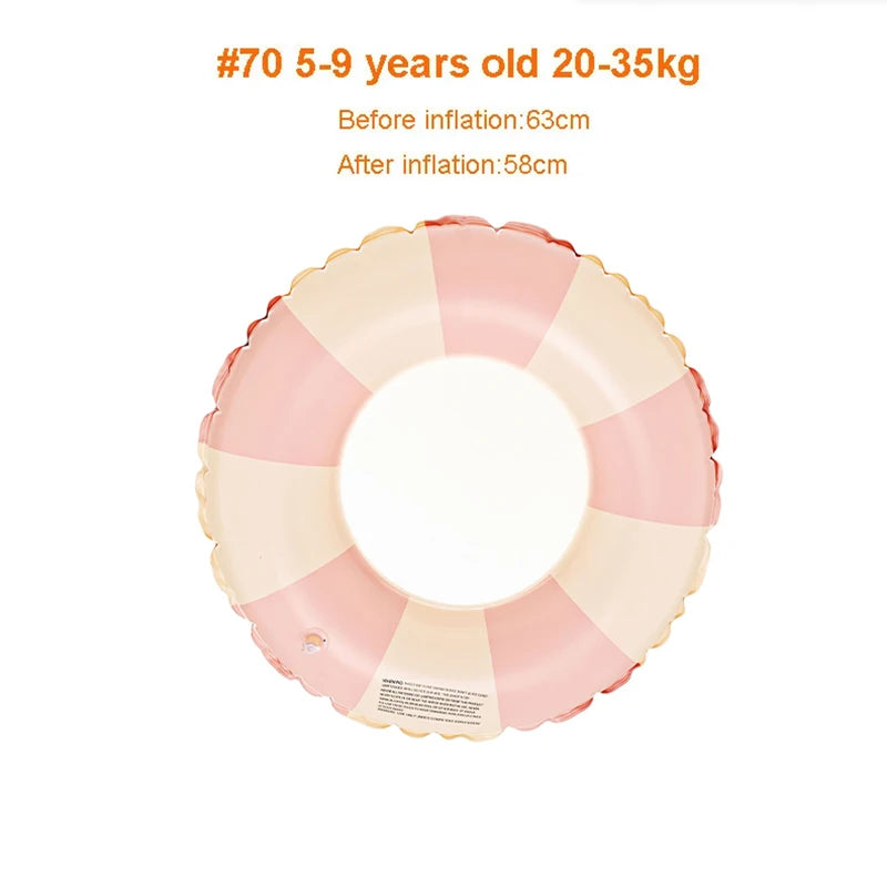 Donut Swimming Ring Inflatable Swimming Pool Floating Youth Children's Swimming Ring Baby Swimming Tube Water Play Pool Toy