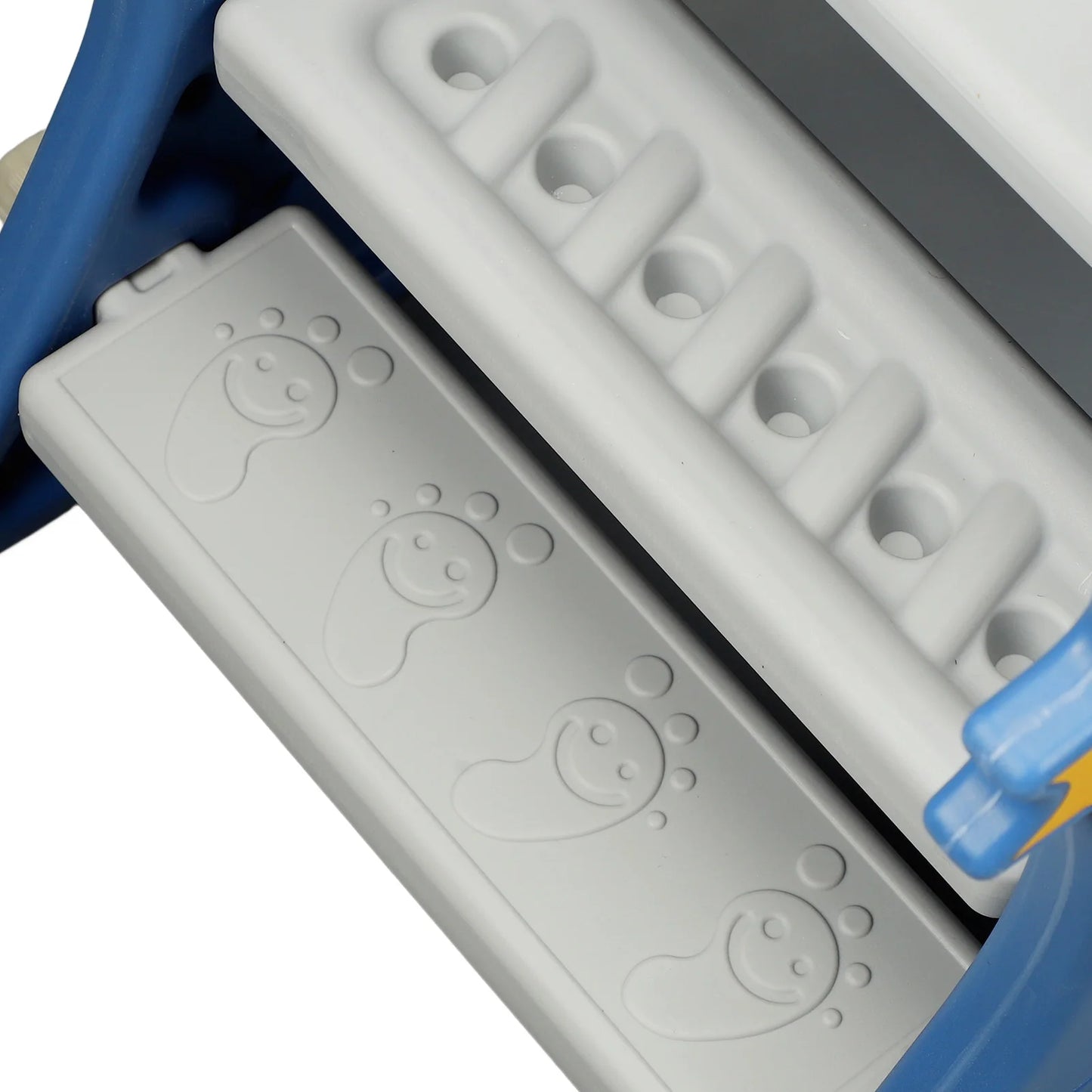 Slide Children's Slide Foldable with Basketball Hoop Stairs Climber Toddler Indoor Slide for 0~3 Years Old Easy Assembly