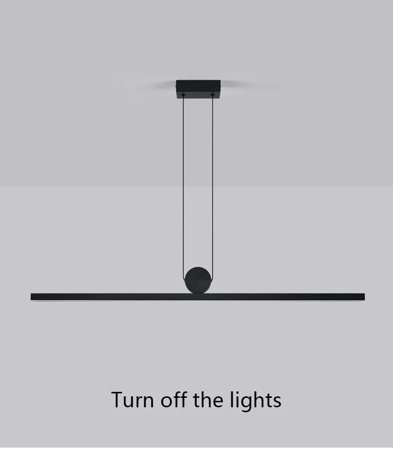 restaurant lamps kitchen dining room chandelier designer modern dining lamp Nordic black lights dining table bar lamp long light