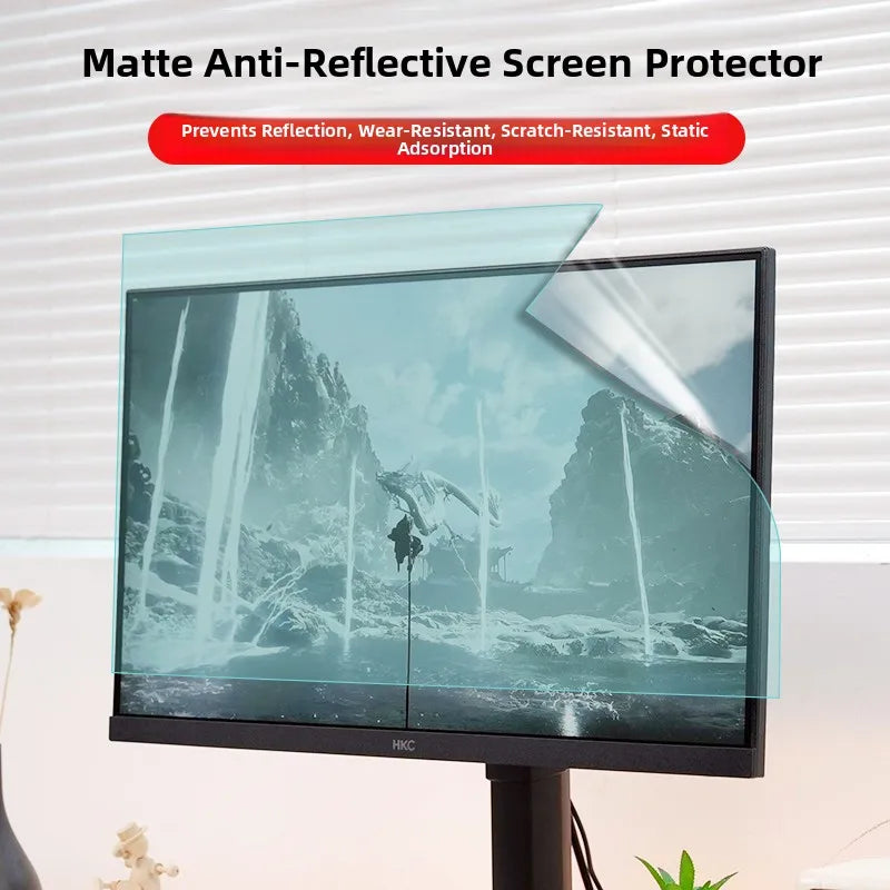 Blue Light Bloing Cuter Screen Protector Anti Reflective Eye Protection Film Desktop 24 Inch Radiation Free Static Absor...