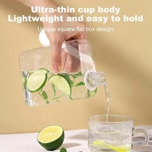 Pocket Water Bottle 500ml Flat Drink Cup Water Bottle Summer Water Flask Sports Water Bottle Summer Water Flask For Hiking 