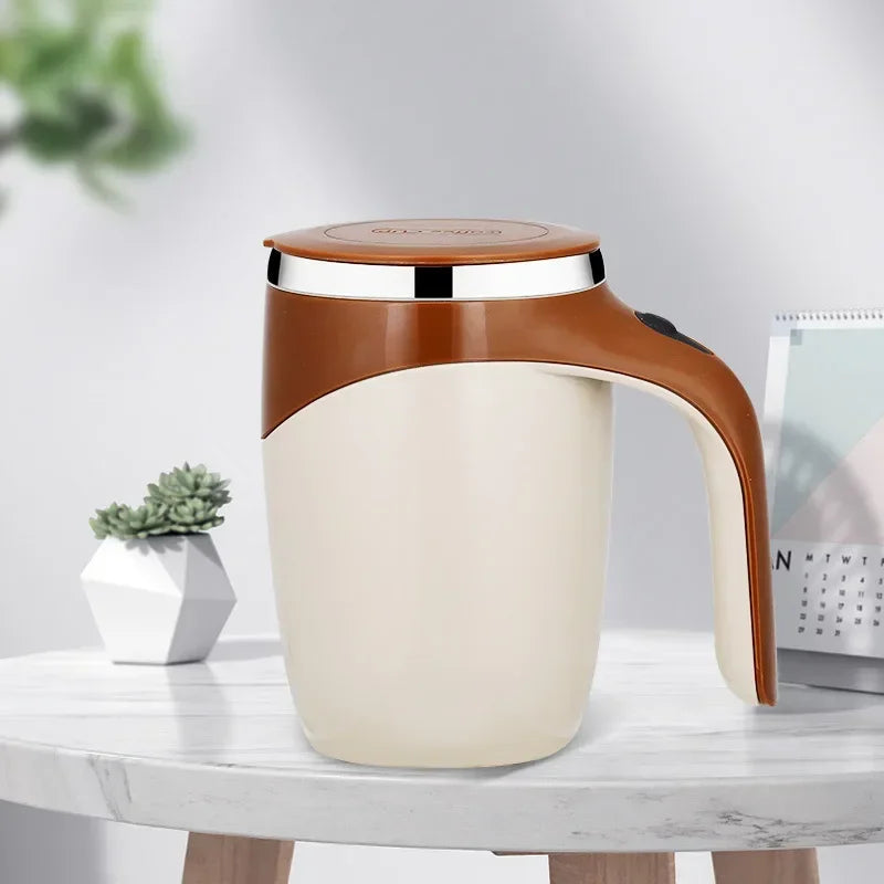 2025 Automatic Stirring CupMug Rechargeable Portable CoffeeElectric Stirring StainlessSteel Rotating Magnetic Home DrinkingTools