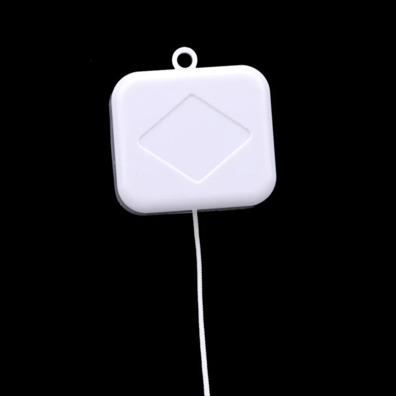 Pull String Cord Music Box White Baby Infant Kids Bed Bell Rattle Toy Gifts New Parts Accessories for Children Brahms Lullaby