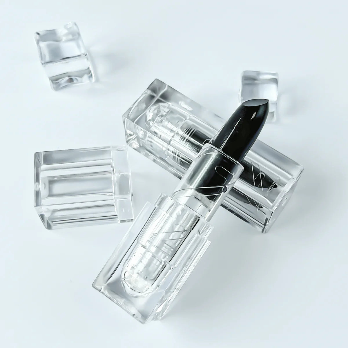 Shiny Black Lip Stain Black Halloween Lipstick Lipstick Tint Moisturizing Pearlescent Glossy Surface Lipstick Makeup