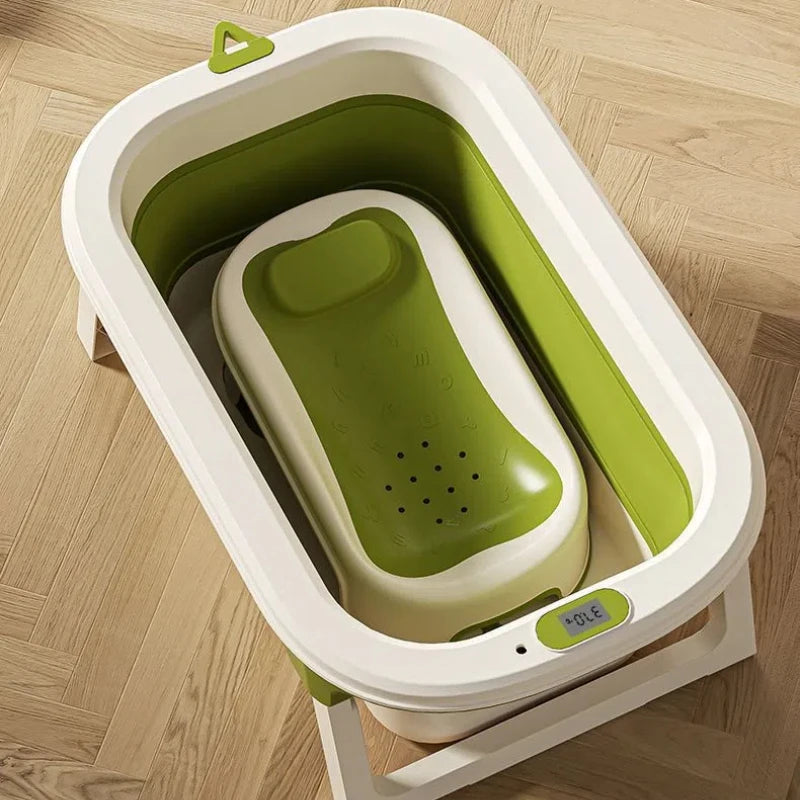 Tall Baby Bath Tub Baby Bath Tub Large Folding Sitting and Lying Down Baby Household Newborn Products Bath Tub