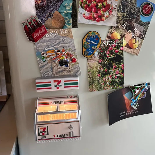 Room Decoration Fridge Magnets Coffee Shop Luminous Light Boxes Creative Convenience Store Light Signs Home Decorative Ornaments