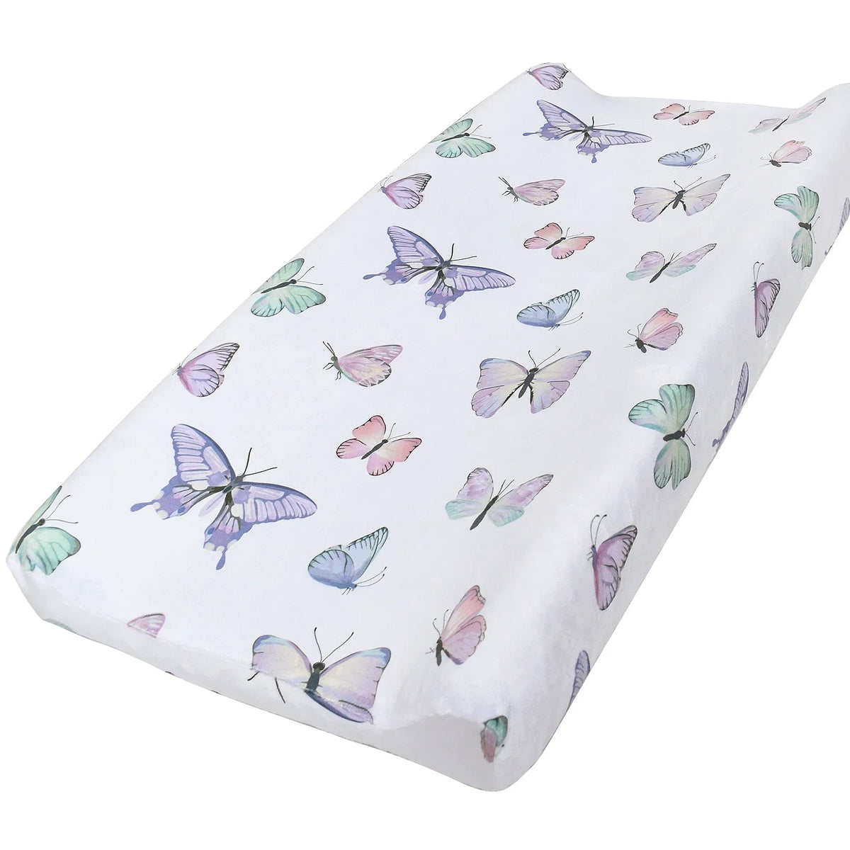 Soft Reusable Changing Pad Cover Printing Design Minky Material Baby Breathable Diaper Pad Sheets Cover