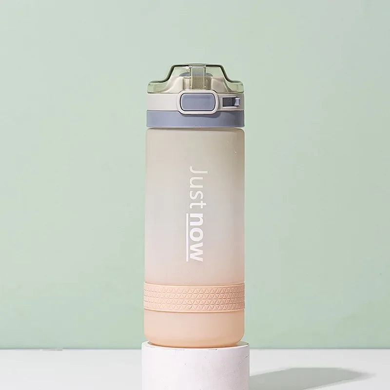 400ml/600ml New Fashion Water Bottle With Straw BPA Free Portable Outdoor Sport Cute Drinking Plastic Bottles Eco-Friendly