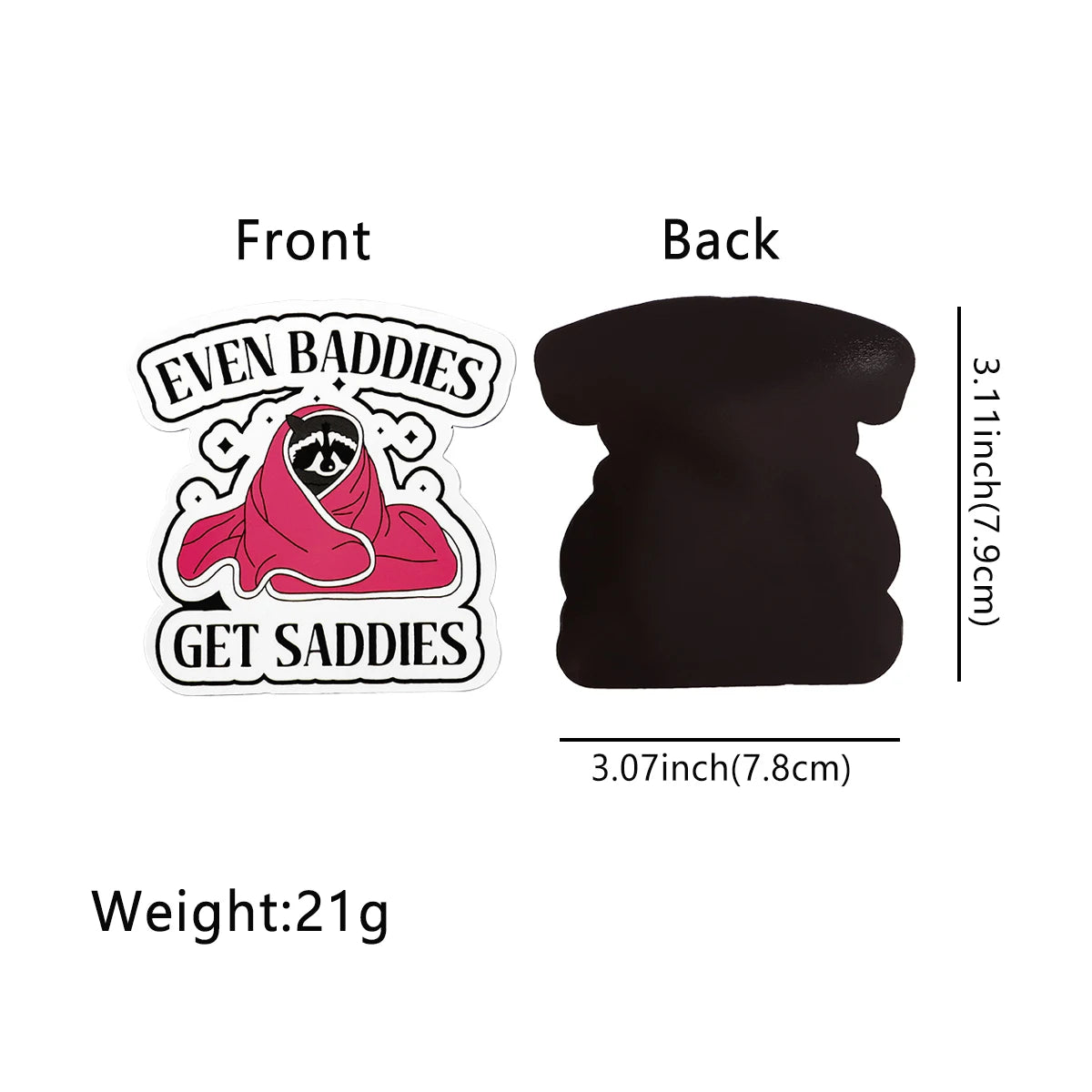 Cute Raccoon Fridge Magnets Funny Animal Quotes Refrigerator Magnetic Stickers Kitchen Accessories DIY Home Decor Gift