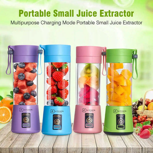 Portable Fruit Juice Blenders Summer Personal Electric Home Mini Bottle